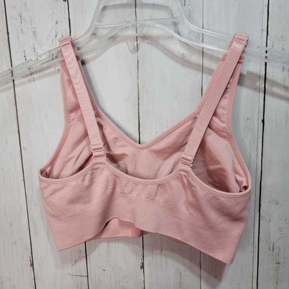 Puma Women’s Set Of 3 Sports Bras Size Medium Pink Blue Black. - Picture 6 of 10